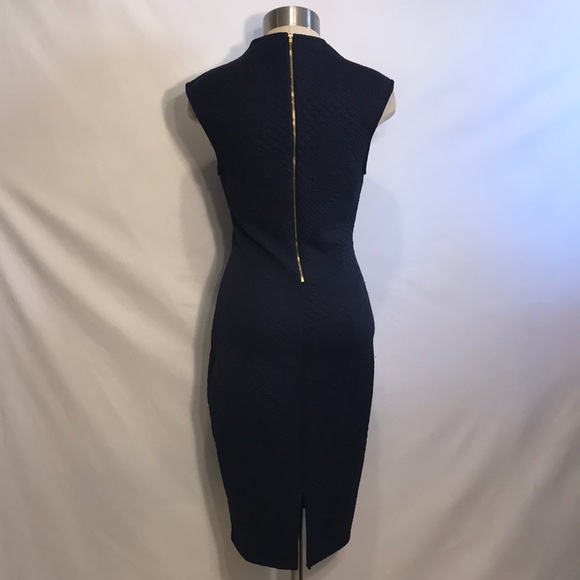 Navy blue Windsor medium knee high dress - Picture 4 of 9